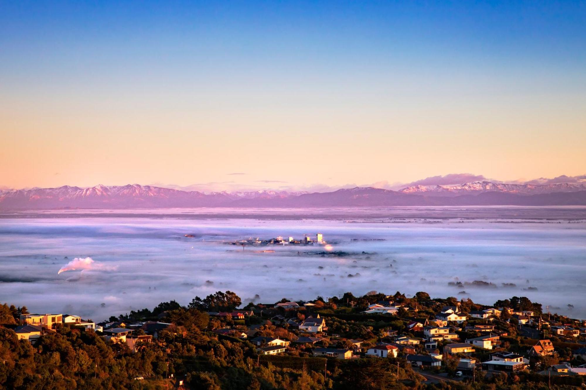 340 Deg Alps & Sea Acomodação com café da manhã Christchurch Exterior foto